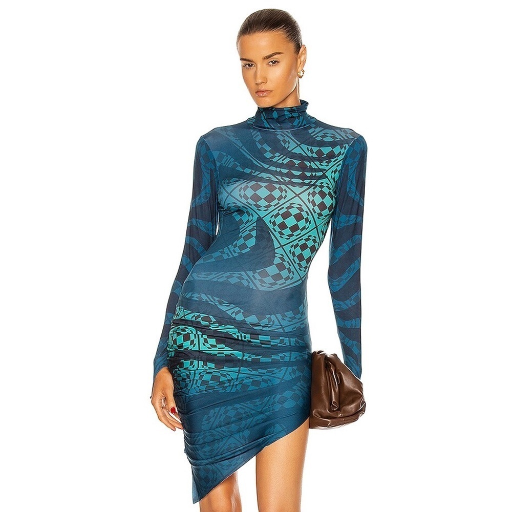 Maisie Wilen - Orbit City Dress - Spotlight Teal